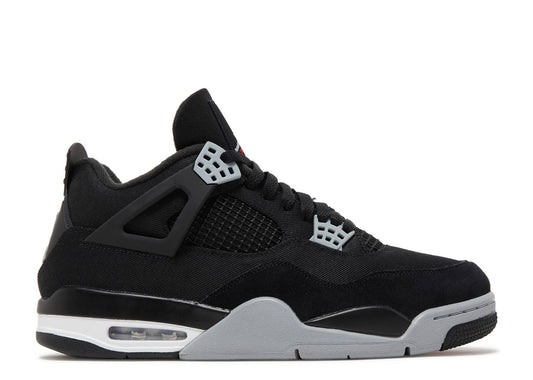 Air Jordan 4 Retro 'Black Canvas'