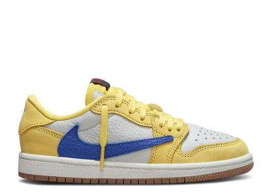 Travis Scott X Air Jordan 1 Retro Low OG Kids TD/PS 'Canary'