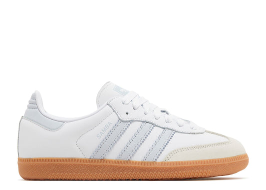 Wmns Adidas Samba OG "White Halo Blue Gum"